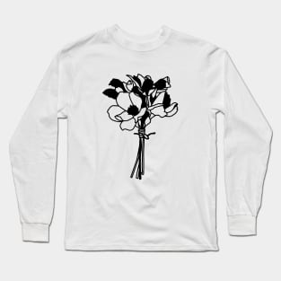 minimalist flowers Long Sleeve T-Shirt